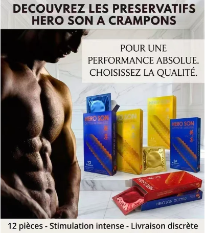 HERO SON – Préservatifs à Crampons