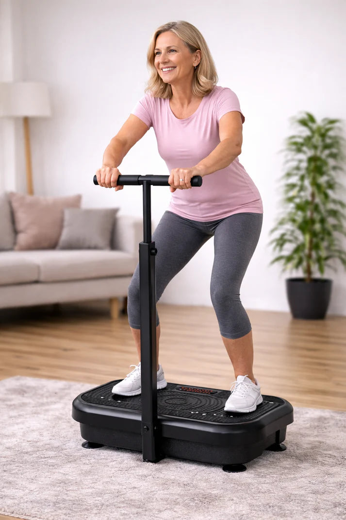 Vibromasseur Fitness Pro - 99 Niveaux — Votre Coach Minceur Personnel à Domicile