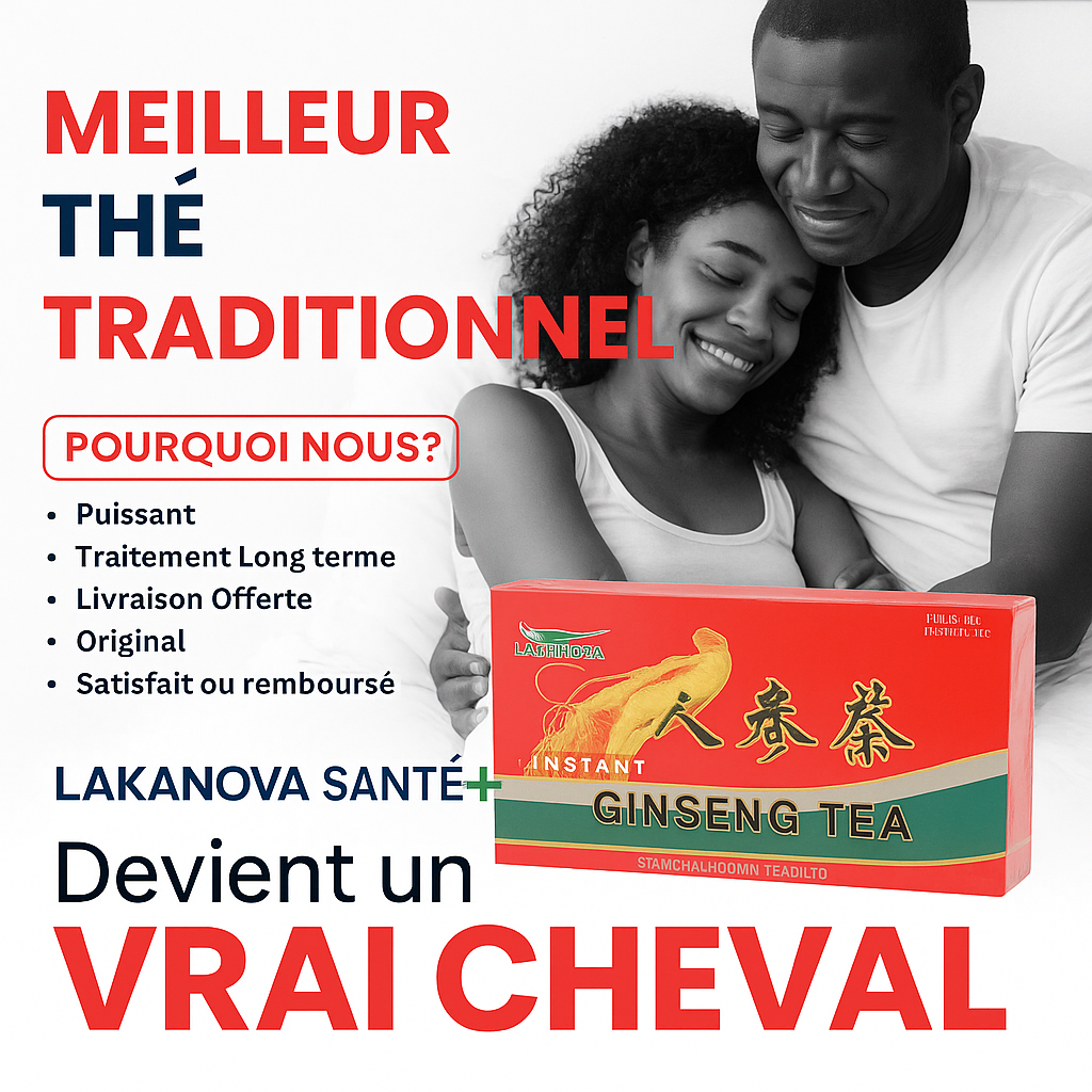 GINSENG TEA NATUREL (Satisfait ou remboursé )