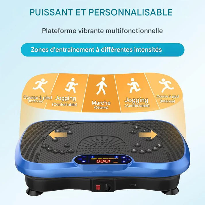 Vibromasseur Fitness Pro - 99 Niveaux — Votre Coach Minceur Personnel à Domicile