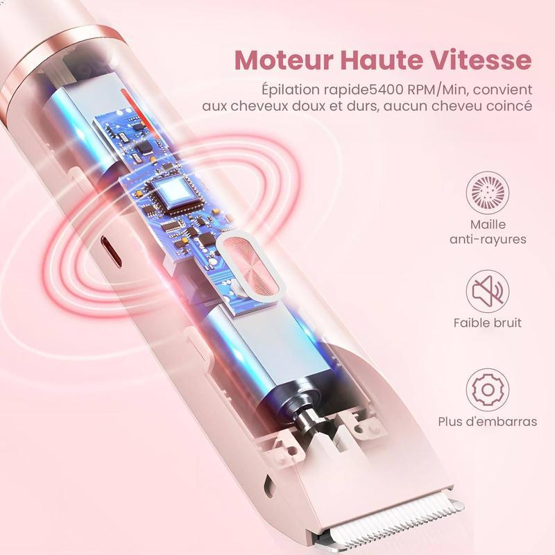 Épilateur Électrique Femme 2 en 1  & Bikini Styler